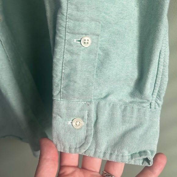 Ralph Lauren Classic Fit Light Green Button Down Shirt size L - Picture 6 of 7